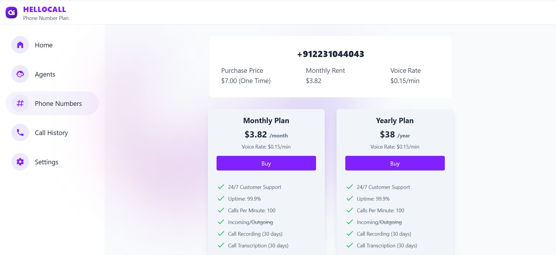 Select Plan